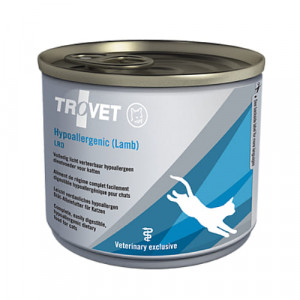 TROVET CAT HYPOALLERGENIC LRD konservi kaķiem Jērs 200g